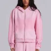Pink Sporty Baggy Monster Hoodie