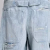 Pinstripe Double Knee Carpenter Jeans