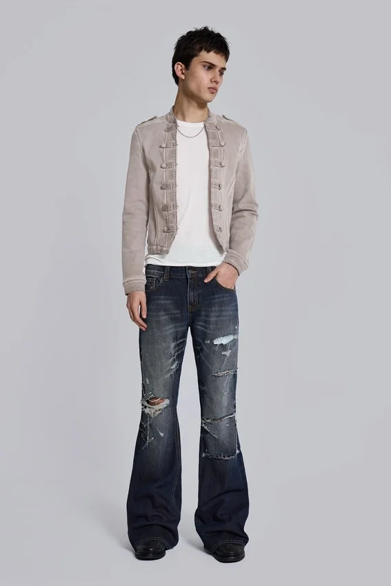 Rebel Military Jacket in Clay