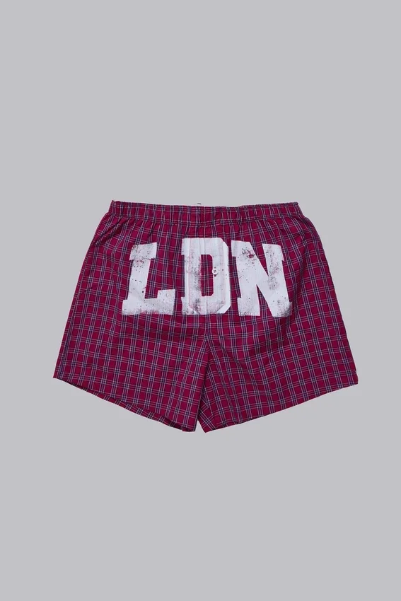 Red Check LDN Boxer