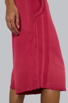 Red Sport Stripe Monster Jogger Shorts