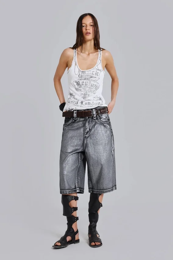 Rock Revival Chain Embroidered Vest Top