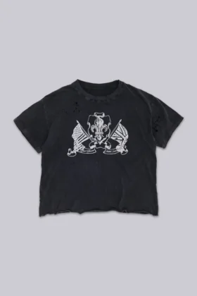 Rock Revival Distressed National Cropped T-Shirt