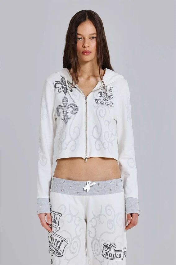 Rock Revival Graphic Studded Hoodie
