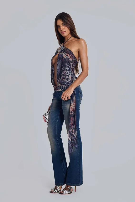 Selah Cut Out Halter Top