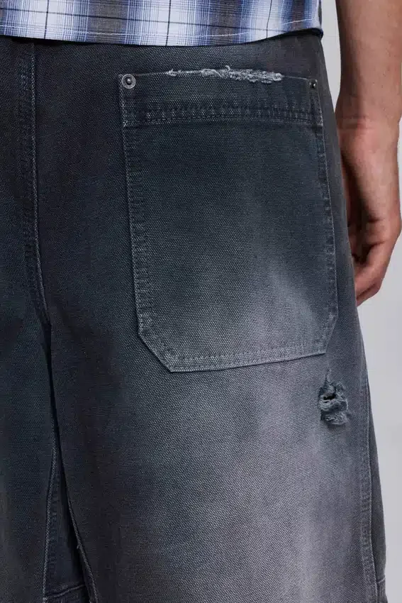 Skate Distressed Carpenter Shorts