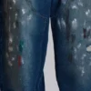 Splatter Cinch Carpenter Jeans