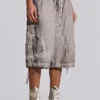 Stone Oil Wash Parachute Shorts