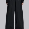 Studded Black Goliath Suit Pants