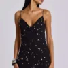 Studded Mirage Mini Dress
