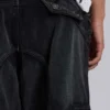 Sun Faded Black Trooper Cargo Pants
