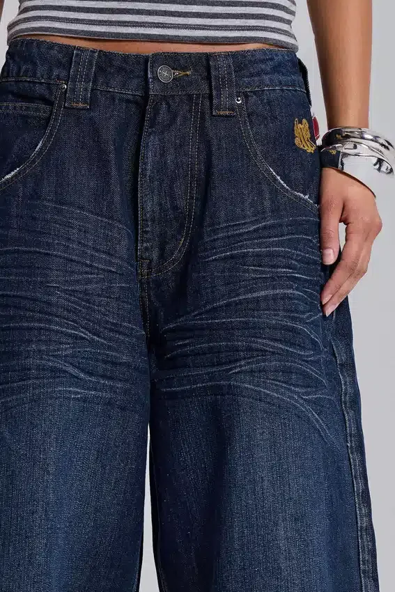 Union Jack Indigo Colossus Jorts