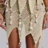Ursule Crochet Mini Skirt with Real Shells