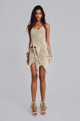 Ursule Crochet Top with Real Shell
