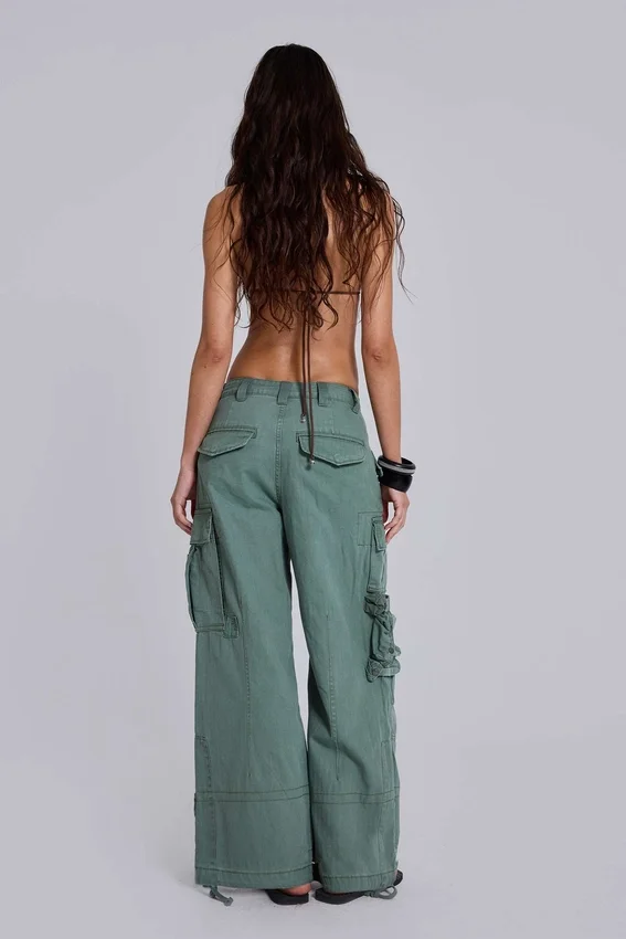 Utility Khaki Cargo Pants