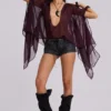 Vaca Whipstitch Faux Leather Mini Shorts in Black