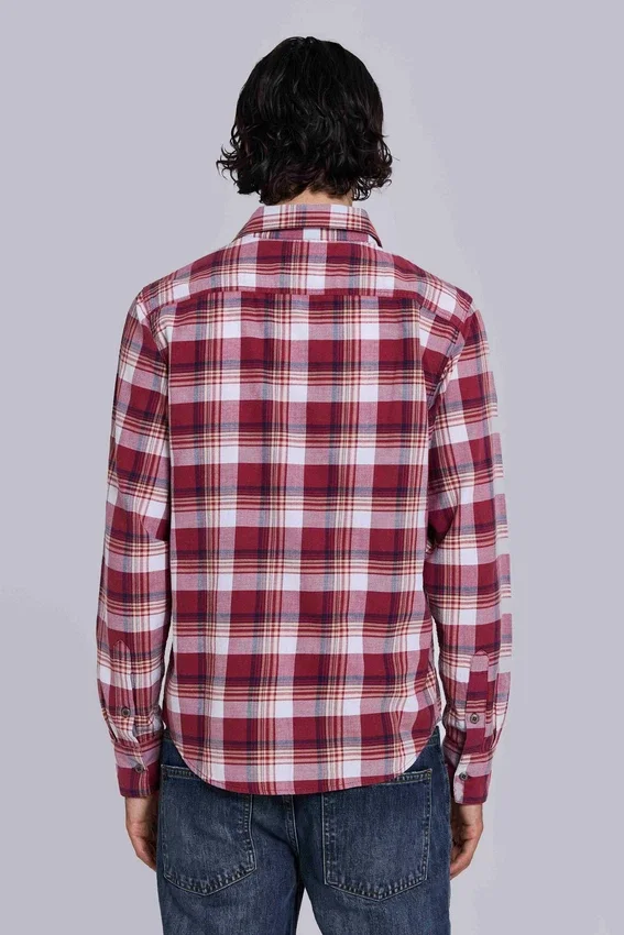 Vacation Plaid Fitted Shirt