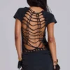 Voraz Macrame Mini Dress