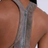 Vrax Cowl Zipper Top