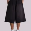 Washed Black Monster Jogger Baggy Shorts