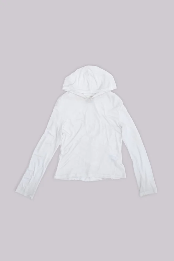 White Marl Mist Hoodie