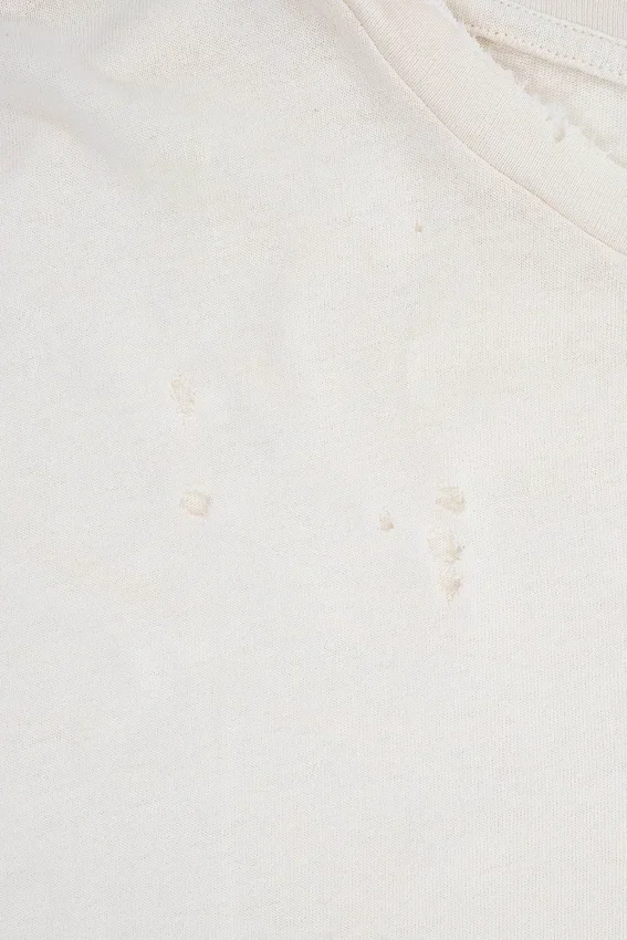 White Moth Cropped T-Shirt