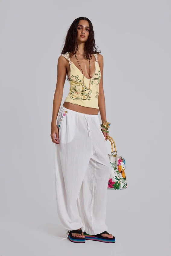 Livara Button Balloon Trousers